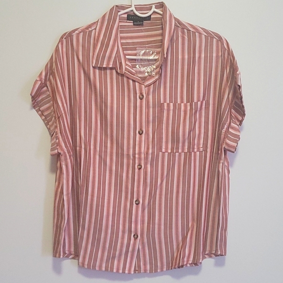 New Santuary Striped Shirt , S - Picture 1 of 4